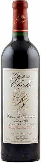 Вино Chateau Clarke Baron Edmond de Rothschild Listrac-Medoc AOC Cru Bourgeois  2015 750 мл