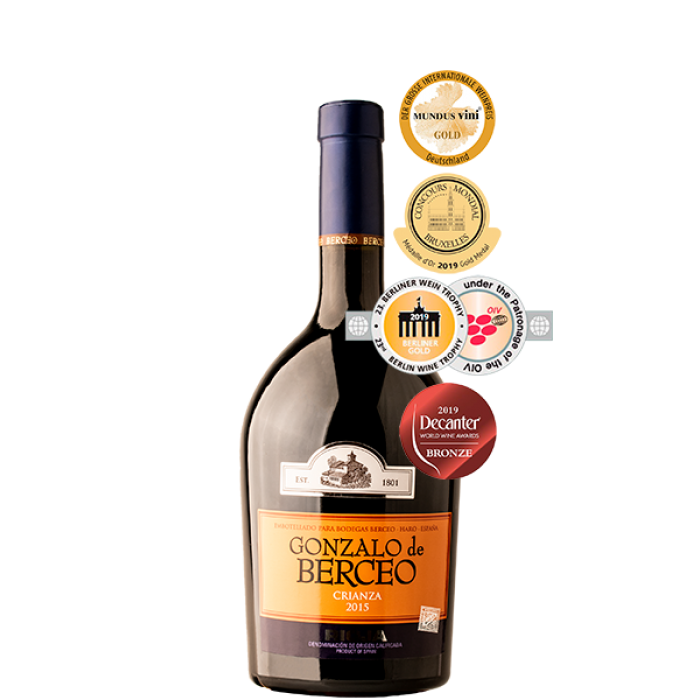 Вино  GONZALO DE BERCEO CRIANZA   2016 750 мл