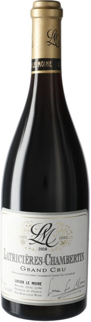 Вино Lucien Le Moine Latricieres-Chambertin Grand Cru AOC  Люсьен Ле Муан Латрисьер-Шамбертен Гран Крю 2018 750 мл