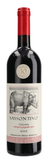Вино Вино Casanova della Spinetta Sassontino Toscana 2005 750 мл