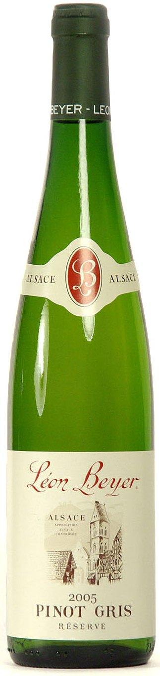 Вино Leon Beyer  Pinot Gris Reserve Alsace AOC Леон Бейер Пино Гри Резерв 2005 750 мл