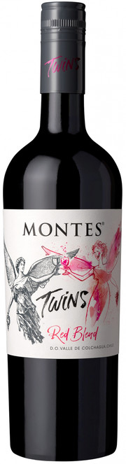 Вино   Montes Twins Red Blend Монтес Твинс Рэд Блэнд   2021  750 мл