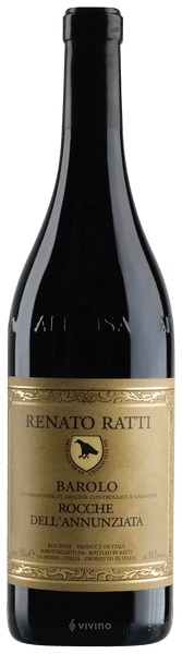 Вино Renato Ratti Barolo Rocche dell'Annunziata 2017 750 мл 14,5%