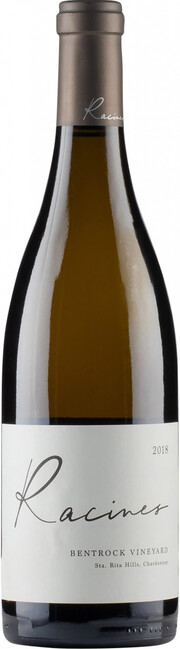 Вино Racines Wine Bentrock Santa Rita Hills Chardonnay Рэсинз Вайн Бентрок Санта Рита Хилз Шардонне 2018 750 мл 12,7%