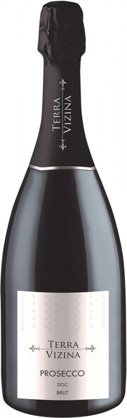 Игристое Вино Casere Prosecco DOC Brut Millesimato Terra Vizina gift box  2020 750 мл