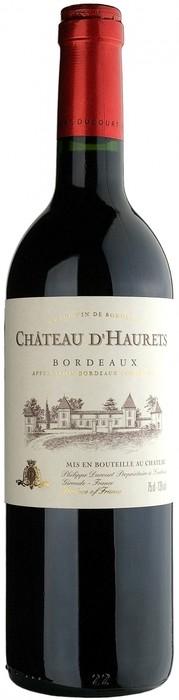 Вино  Cordier Mestrezat Grands Crus Chateau d'Haurets Bordeaux AOC Кордье Местреза Гран Крю Шато д'Орэ Руж  2015 750 мл