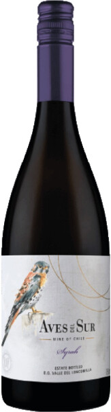 Вино Vina Carta Vieja Aves del Sur Syrah  Авес дель Сур Сира 2021  750 мл  14,5 %