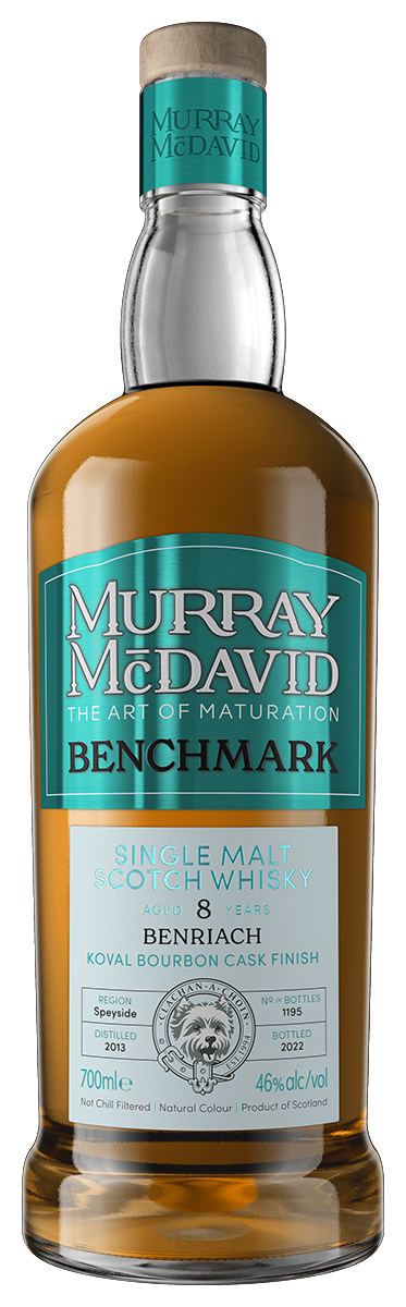 Виски Murray McDavid Benchmark Benriach 8 Years Old gift box 2023 700 мл 46%