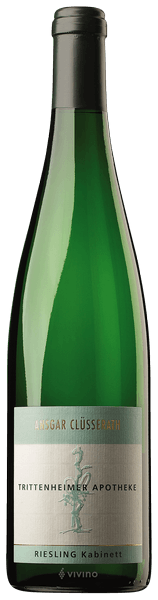 Вино Weingut Ansgar Clusserath Riesling  Kabinett  Trittenheimer Apotheke Mosel Ансгар Клюссерат Рислинг  Кабинетт Триттенхаймер Апотеке 2018  750 мл