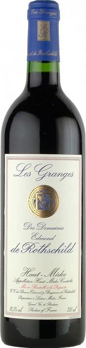 Вино Вино Les Granges Baron Edmond de Rothschild Haut-Medoc AOC Ле Гранж О-Медок 2014 750 мл
