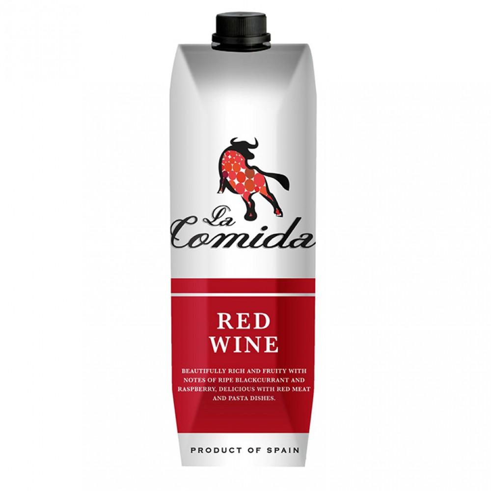 Вино  La Komida Red  Tetra Prism    1000 мл