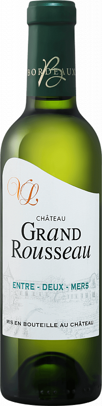 Вино Château Grand Rousseau Entre Deux Mers AOC Шато Гран Руссо Антр де Мер 2017 375 мл