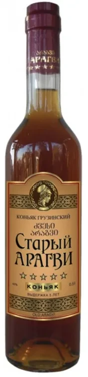Коньяк Старый Арагви 5 лет  250 мл