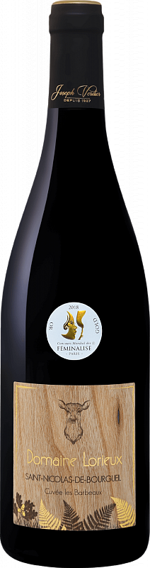 Вино Joseph Verdier  Domaine Lorieux Saint-Nicolas-de-Bourgueil AOC  Жозеф Вердье  Домен Лорье Сен-Николя-де-Бургей   2017 750 мл