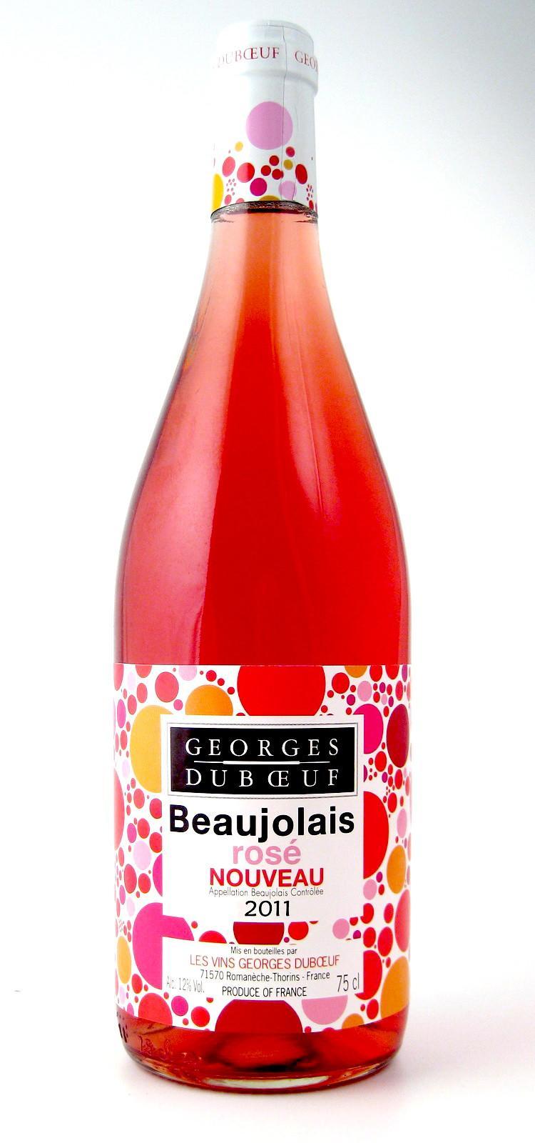 Вино Georges Duboeuf Beaujolais Nouveau Rose AOC Джордж Дюбеф Божоле Нуво Розе 2016 750 мл