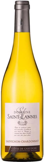 Вино  Domaine Saint-Lannes  Sauvignon-Chardonnay  Cotes de Gascogne Домен Сен-Лан  Совиньон-Шардоне  2019  750 мл