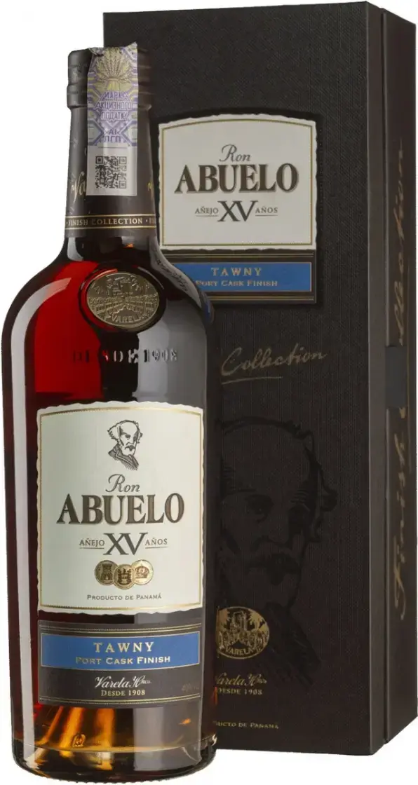 Ром Abuelo Anejo XV Anos Tawny Port Cask Finish gift box  700 мл