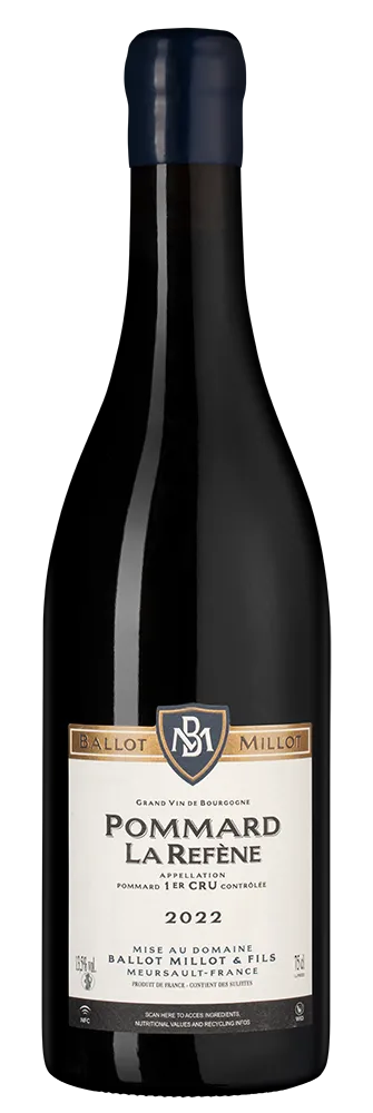 Вино Domaine Ballot Millot et Fils Pommard Premier Cru La Refene 2022 750 мл