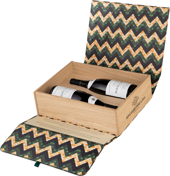 Вино Набор Bouchard Pere & Fils: Beaune du Chateau Premier Cru Rouge  Blanc  Набор вин Бушар Пэр э Фис: Бон дю Шато Премье Крю Руж 2018 750 мл Бон дю Шато Премье Крю Блан 2018 750 мл