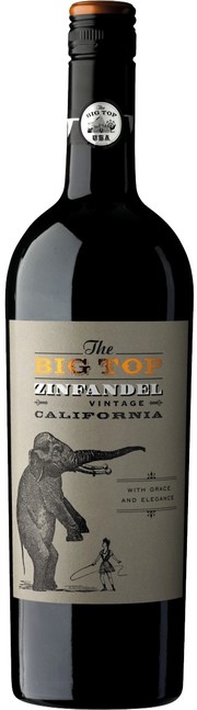 Вино  Boutinot The Big Top Zinfandel Red   Бутино  Зе Биг Топ Зинфандель 2020 750 мл