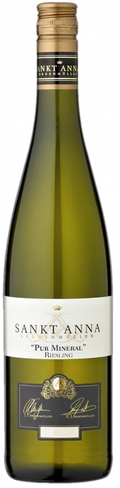 Вино Weingut Lergenmuller, Sankt Anna Pure Mineral Riesling Pfalz, Вайнгут Лергенмюллер, Санкт Анна Пьюр Минераль Рислинг Пфальц 2018 750 мл