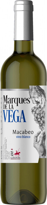 Вино  Marques de la Vega Macabeo   La Mancha    2020 750 мл
