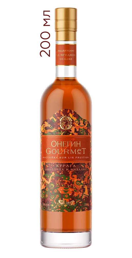 Настойка ягодная сладкая Онегин Gourmet  Курага  200 мл