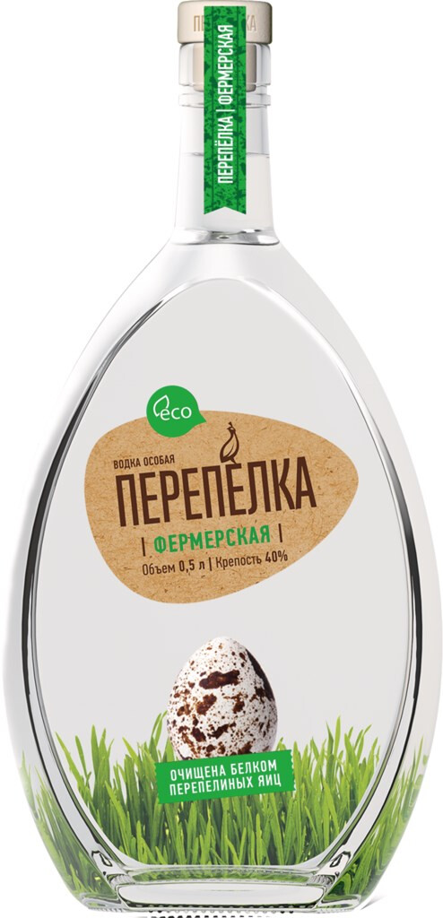 Водка Первый Купажный Завод Перепёлка Фермерская 500 мл
