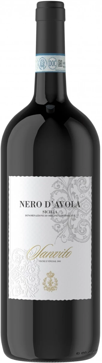 Вино   Sanvito  Nero d'Avola  Sicilia DOC  2021 1,5 л