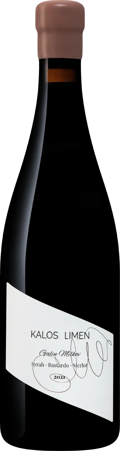 Вино Kalos Limen Galin Milkov Syrah Bastardo Merlot  2021 750 мл 12,5%