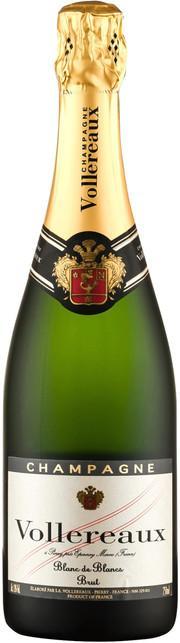 Шампанское Vollereaux Blanc de Blancs Brut Champagne AOC 750 мл