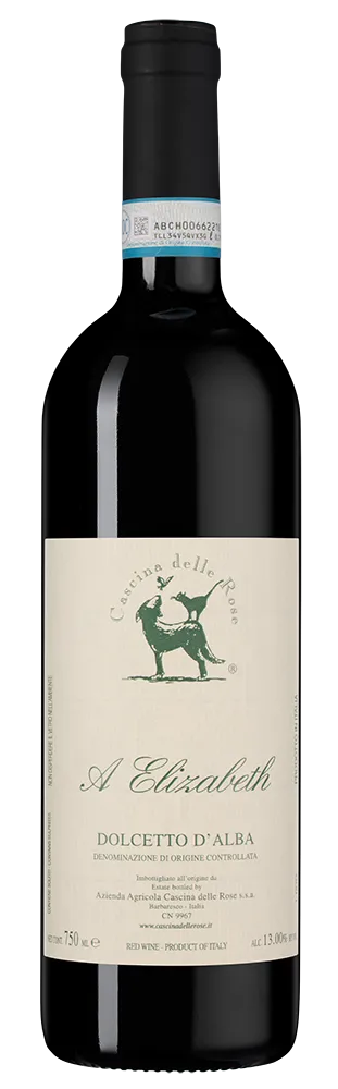 Вино Cascina delle Rose Dolcetto d'Alba a Elizabeth  2023  750 мл
