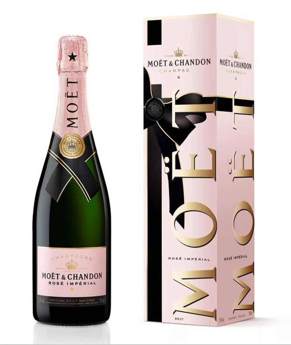Шампанское Moet & Chandon Brut Imperial Rose  Impérial Living ties Limited edition  gift box  750 мл