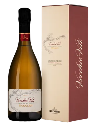 Игристое вино Ruggeri  Vecchie Viti Valdobbiadene Prosecco Superiore gift box  2022 750 мл  12%