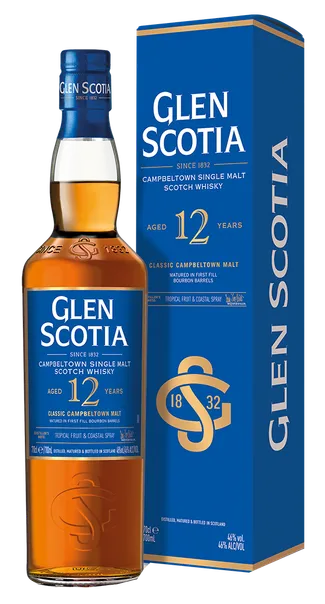 Виски Glen Scotia 12 Years  gift box 700 мл  46%