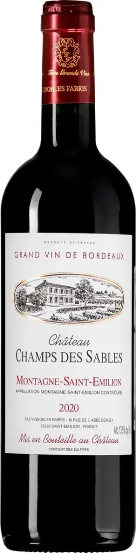 Вино  Château Champs Des Sables 2020  750 мл   13,5%
