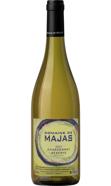 Вино Domaine de Majas Chardonnay  Réserve Cotes Catalanes  2022  750 мл