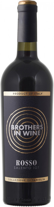 Вино  Brothers in Wine  Rosso Salento IGT   Бразерс ин Вайн   Россо Саленто  750 мл