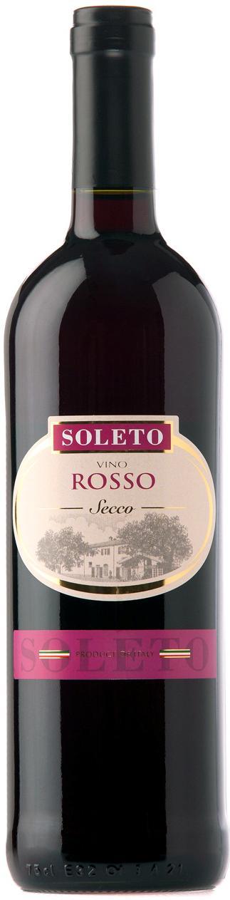Вино Soleto Rosso Secco Солето Россо Секко 750 мл