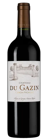 Вино Château du Gazin Canon-Fronsac   2020  750 мл