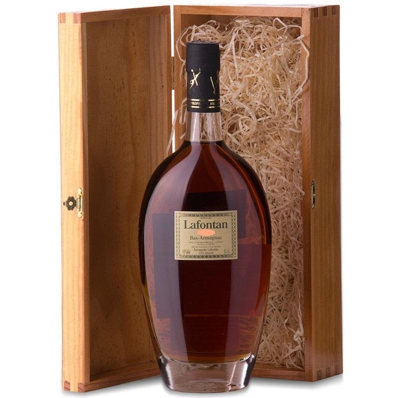 Арманьяк  Lafontan Millesime Bas Armagnac AOC 1998 wooden box  700 мл