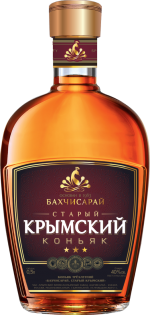 Коньяк Старый Крымский Бахчисарай трехлетний 500 мл