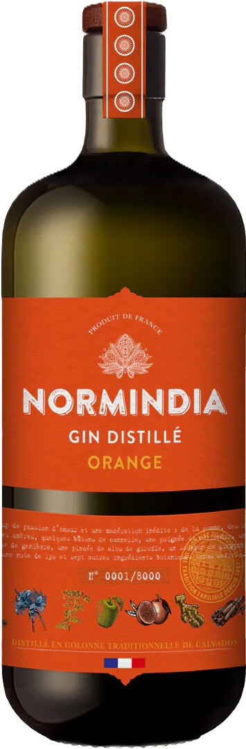 Джин  Domaine du Coquerel Normindia Orange  700 мл
