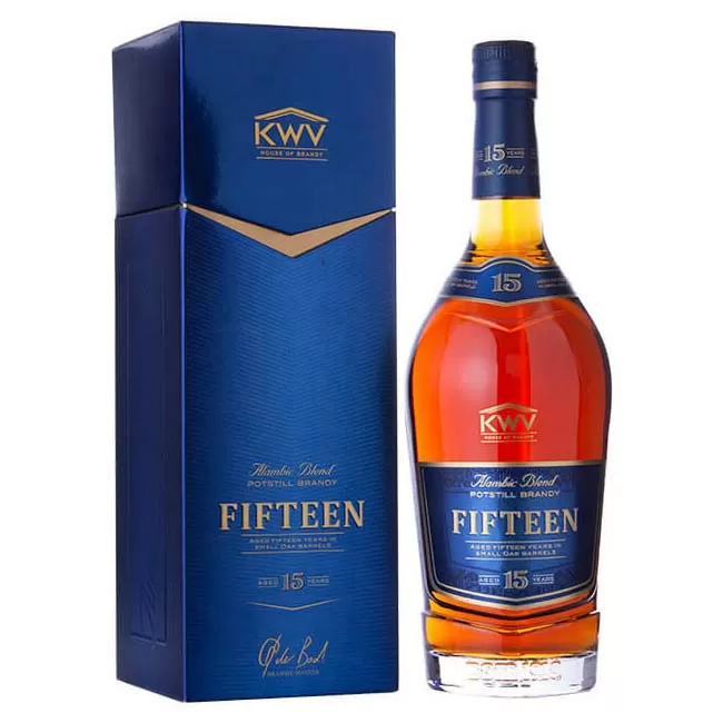 БРЕНДИ  KWV 15 YO gift box  750 мл