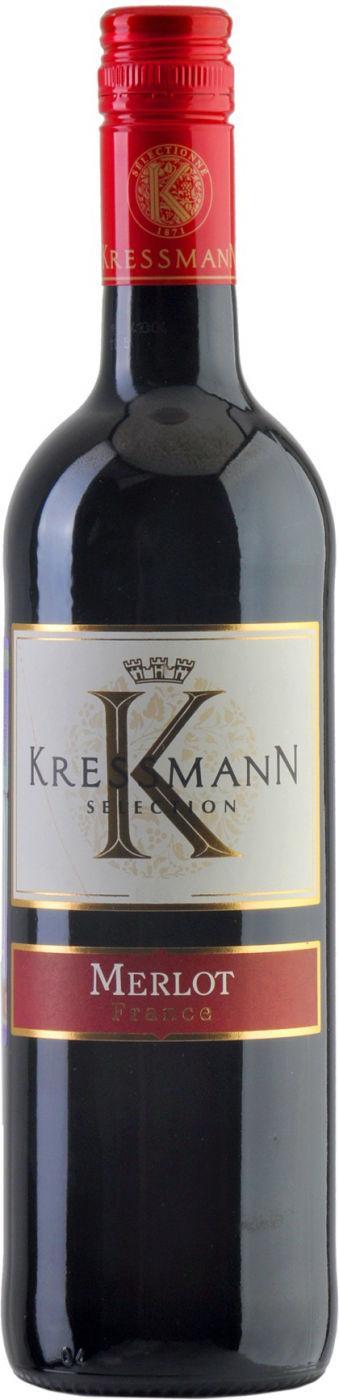 Вино Kressmann Selection Merlot Крессманн Селексьон Мерло 2016 750 мл