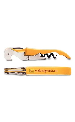 Штопор Pulltex  Пултекс С Лого vokrugvina ( желтый, бордовый )  004-806-14