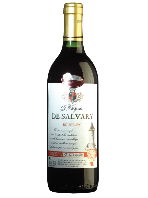 Вино Marquis De Salvary Rouge Sec Маркиз де Сальвари Руж Сек 750 мл