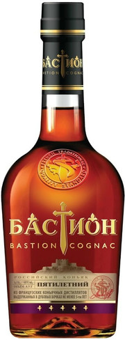 Коньяк  Бастион 5 лет выдержки 250 мл