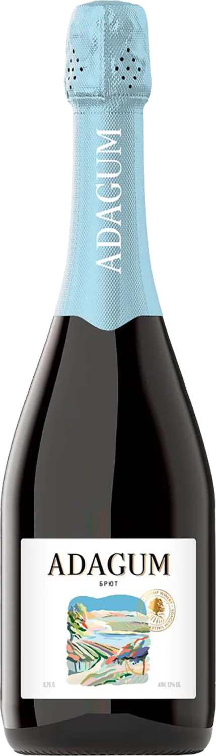 Игристое вино Адагум белое брют  2024  750  мл  12%