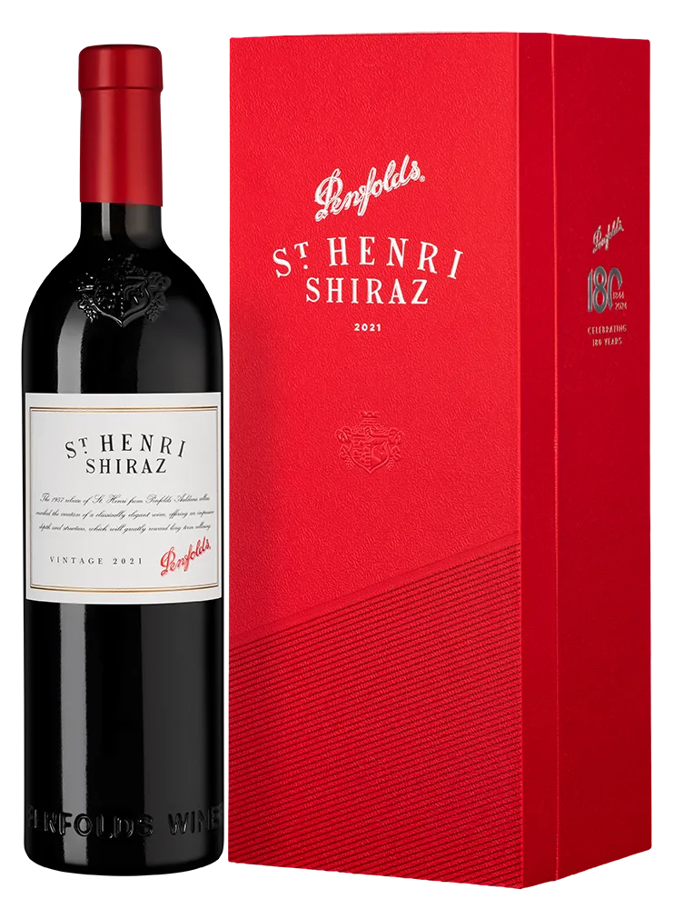 Вино Penfolds St Henri Shiraz gift box  2021 750 мл